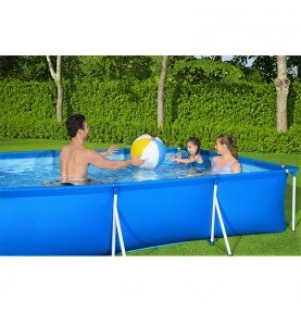 Karkasinis baseinas su filtru Bestway Steel Pro 56411, 300x201x66cm