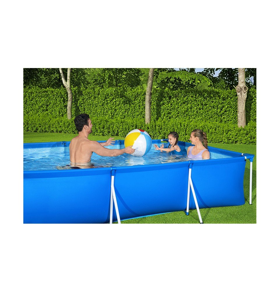 Karkasinis baseinas su filtru Bestway Steel Pro 56411, 300x201x66cm