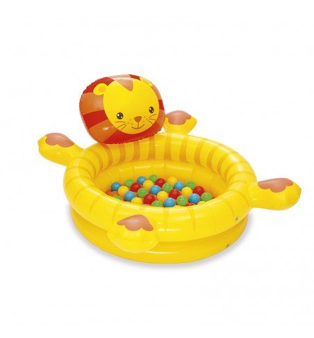Pripučiamas baseinas su kamuoliukais Bestway Cuddly Cub Pit 52261, 111x98 x 61,5cm