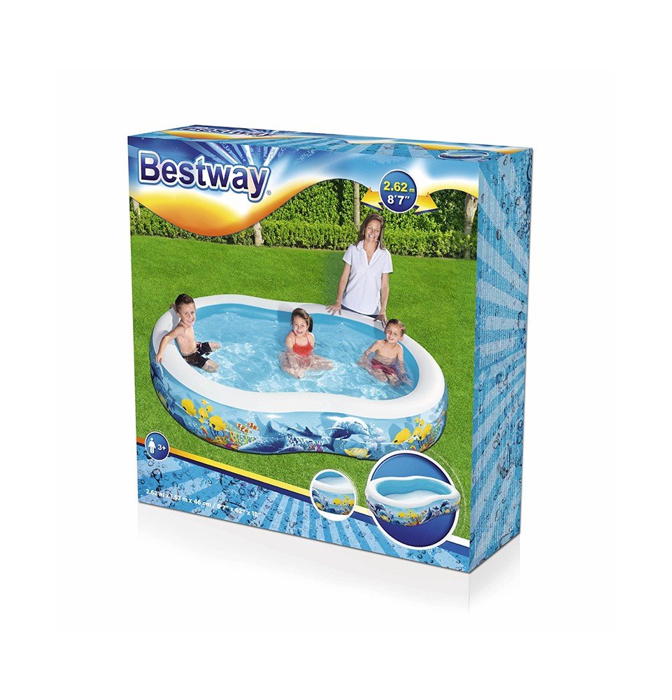 Pripučiamas baseinas Bestway 54118, 262x157x46cm