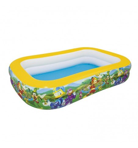 Pripučiamas baseinas Bestway Mickey Mouse Club House Family Pool 91008, 262x175x51cm