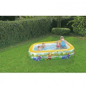 Pripučiamas baseinas Bestway Mickey Mouse Club House Family Pool 91008, 262x175x51cm