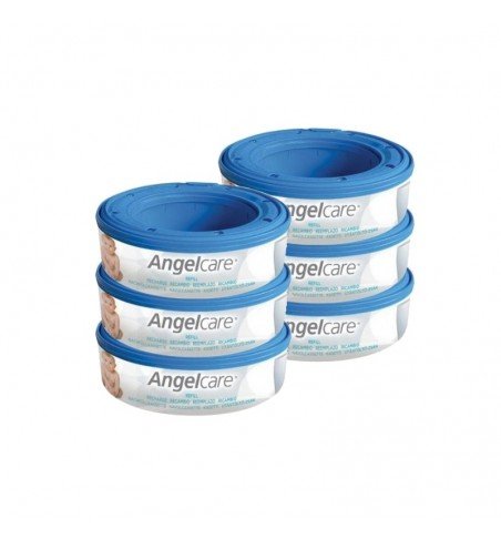 Kasetė sauskelnių konteineriui Angelcare, 6vnt.