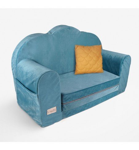 Vaikiška Sofa Albero Mio Velvet Cloud Blue V111