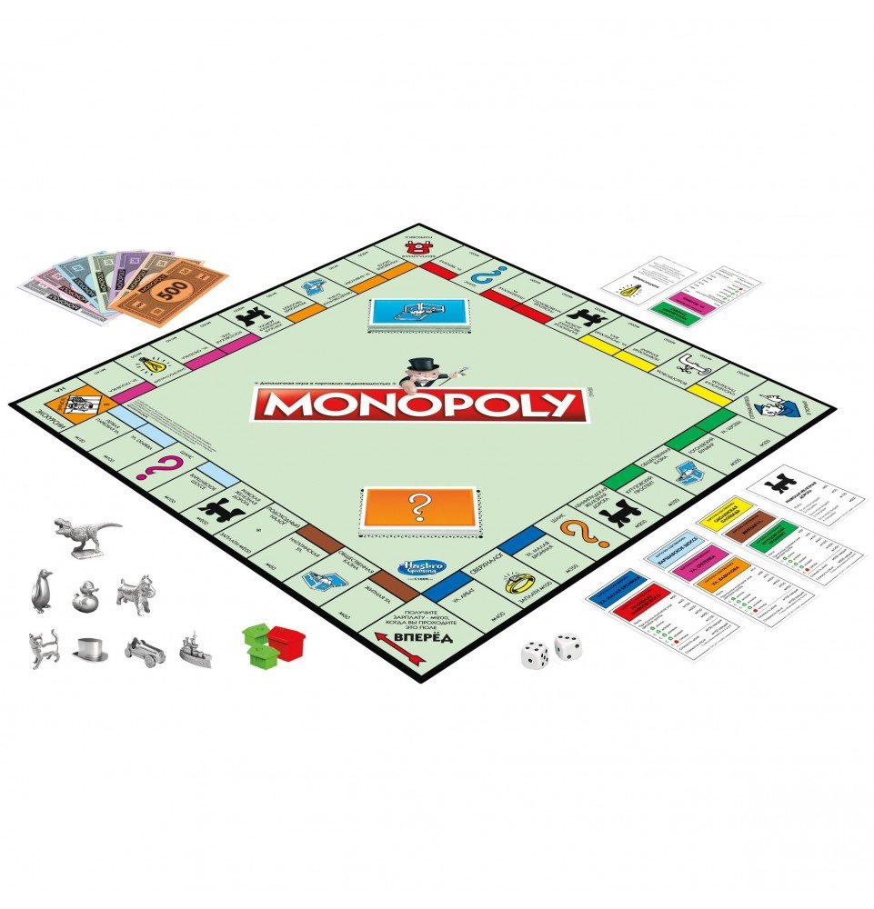Stalo žaidimas Monopolis, (rusų kalba)