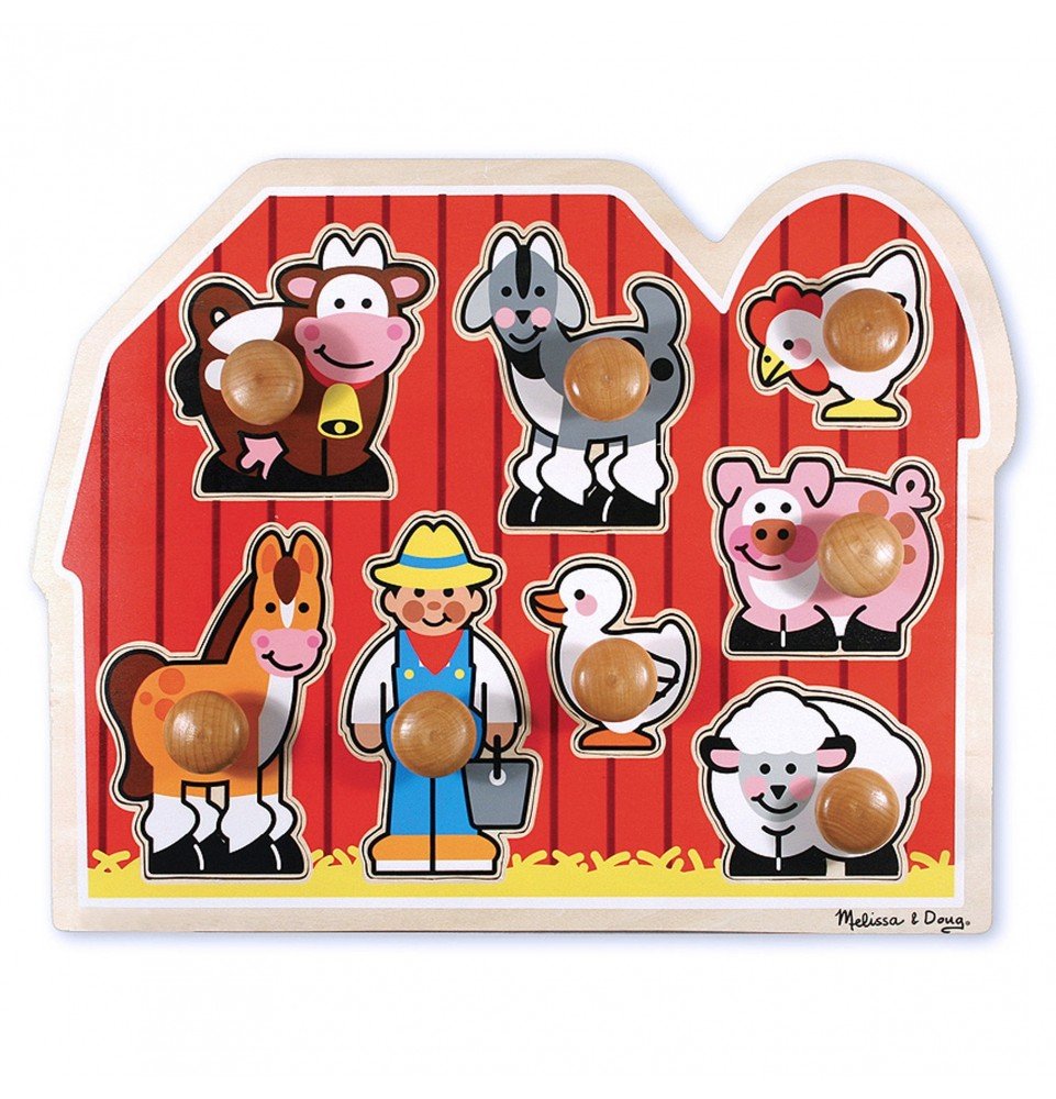 Medinė dėlionė Melissa & Doug Ūkis