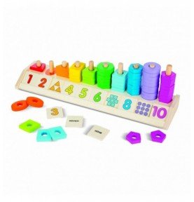 Skaičių ir formų pažinimo žaidimas Melissa & Doug