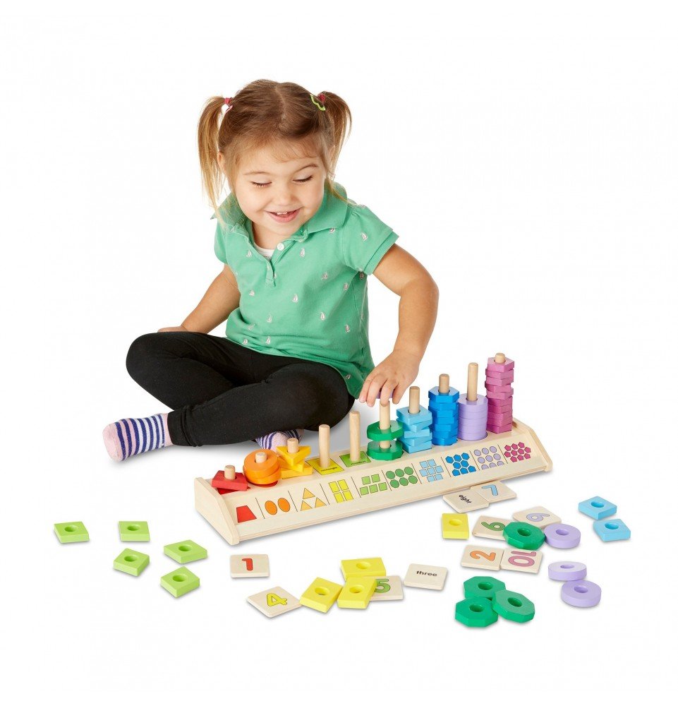 Skaičių ir formų pažinimo žaidimas Melissa & Doug