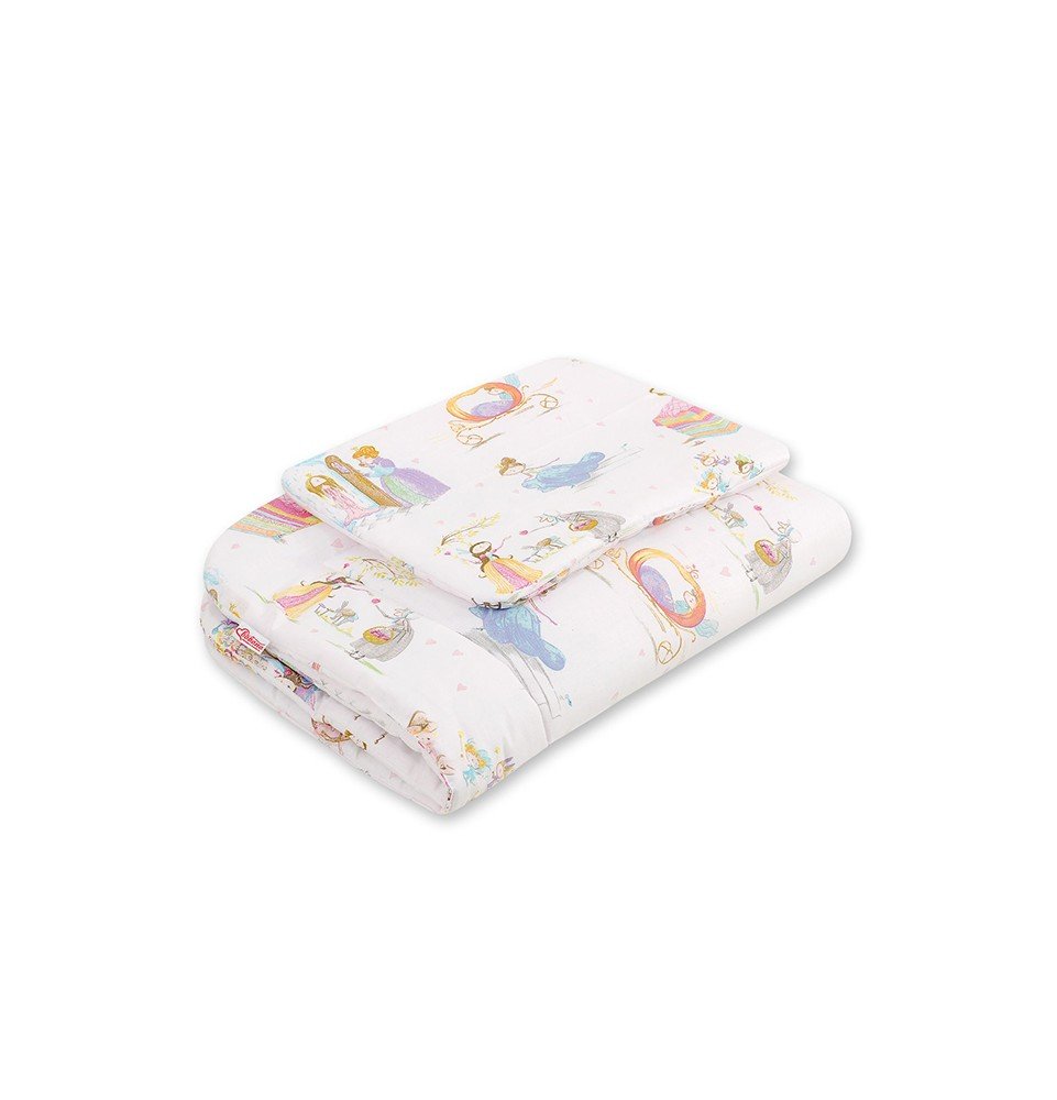 Antklodės ir pagalvės komplektas Bobono Fairytale princess, 75x100cm