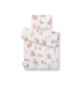 Antklodės ir pagalvės komplektas Bobono Fairytale princess, 75x100cm