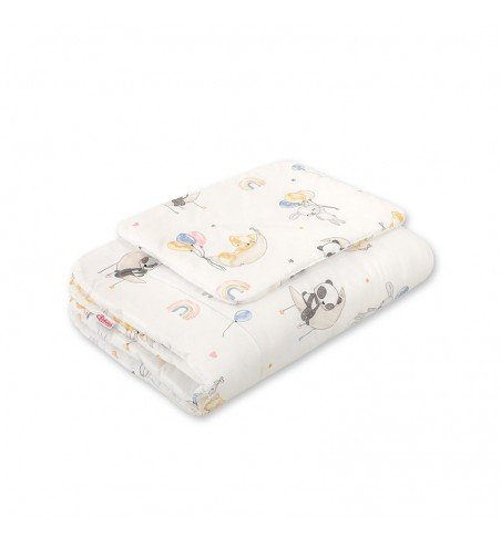 Antklodės ir pagalvės komplektas Bobono Ballons, 75x100cm