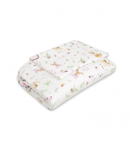 Antklodės ir pagalvės komplektas Bobono Forest Delicacy, 75x100cm