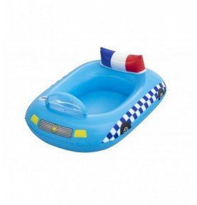 Pripučiamas vaikiškas plaustas su garsu Bestway Funspeakers Police Car, 97cm x 74cm, 34153