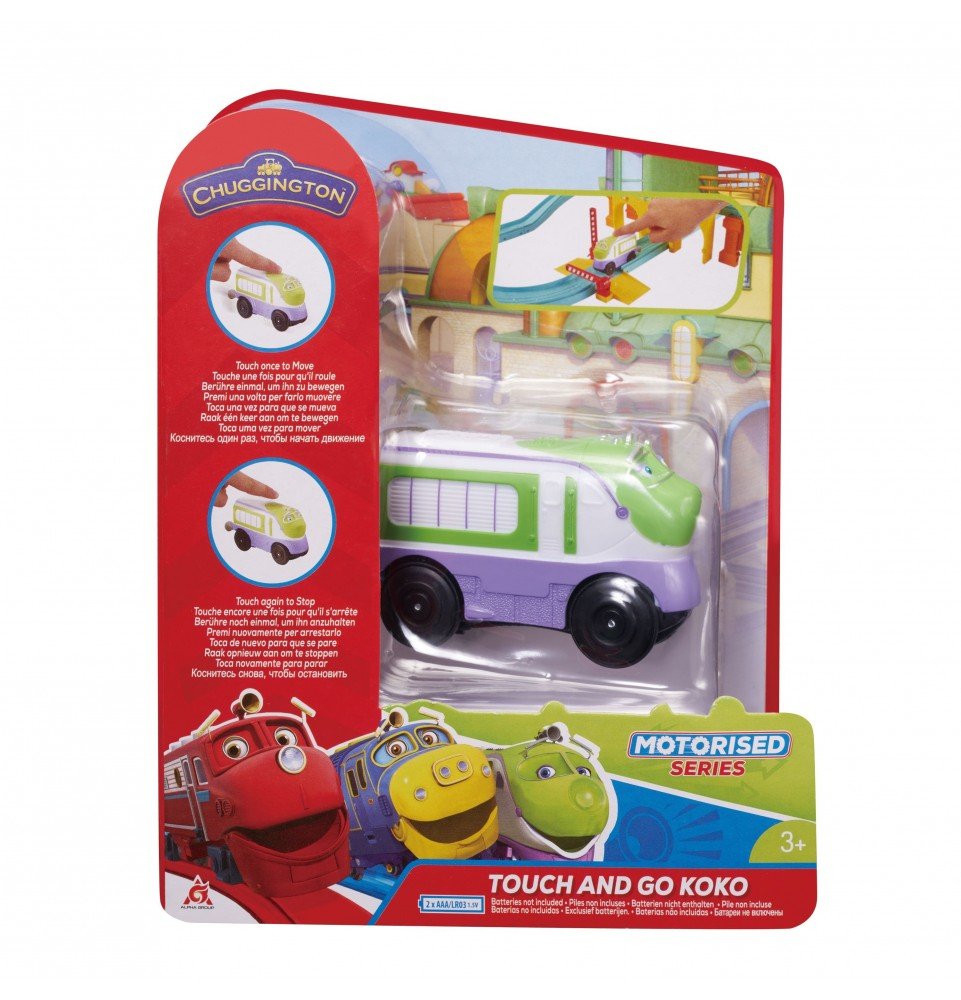 Motorizuotas traukinys Chuggington Touch N' Go Koko, EU890403