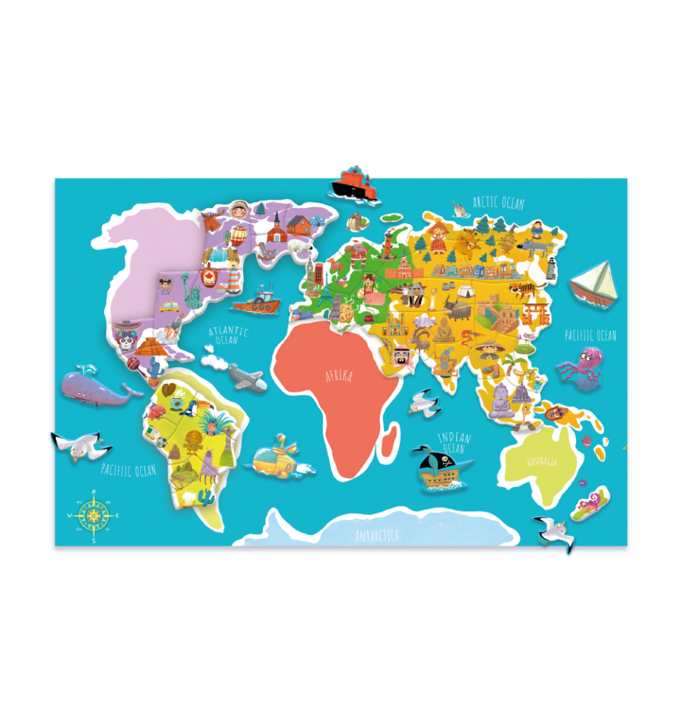 Magnetinis žaidimas Dodo Žemėlapis, 200201