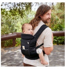 Nešioklė Ergobaby Adapt Softflex, Mesh, Onyx black