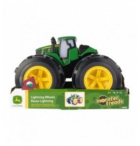 Žaislinis traktorius su šviečiančiais ratais John Deer, 46644