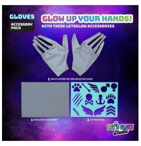 Aksesuarų rinkinys Let's Glow Studio Gloves, LG3361G