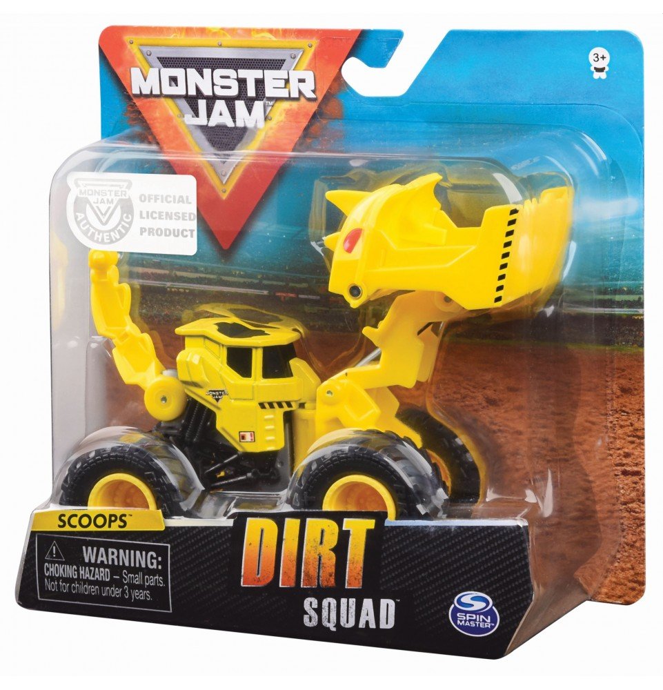 Buldozeris Monster Jam Dirt Squad 1:64, 6055226