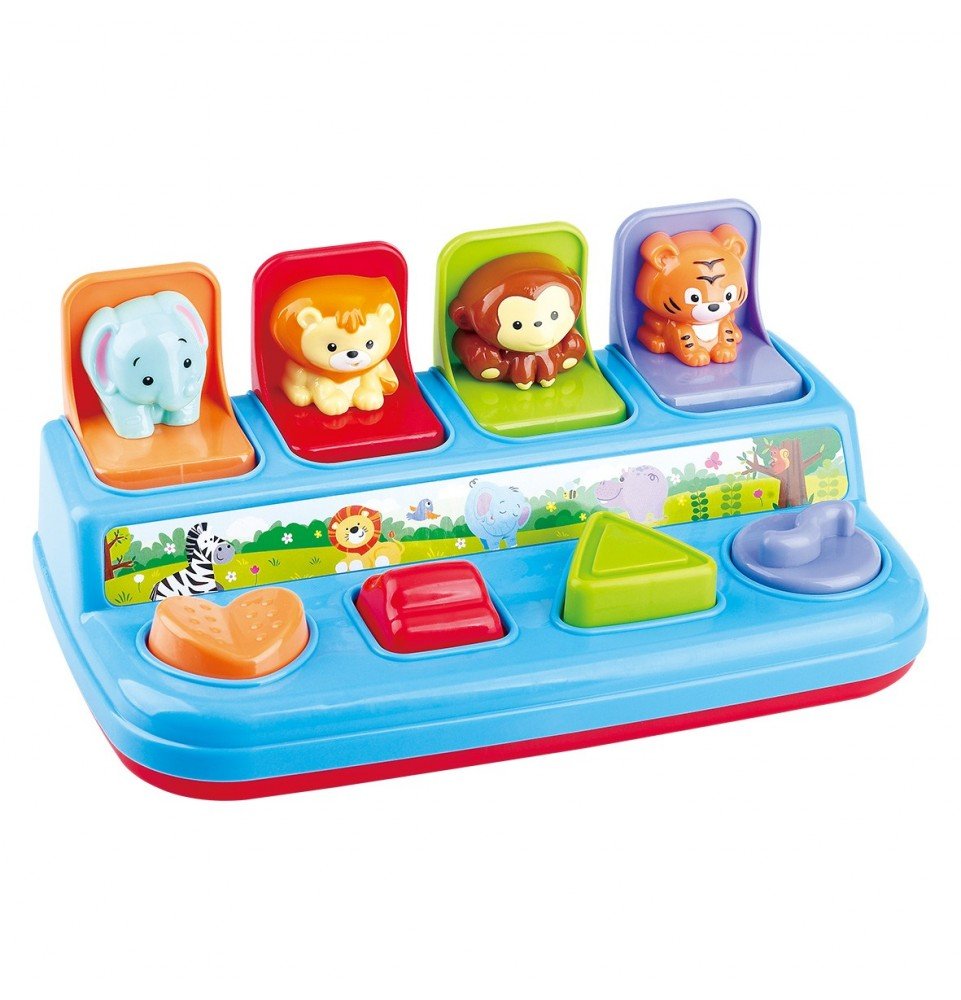 Edukacinis žaislas Playgo Infant & Toddler Hide & Pop Safari Friends, 2463