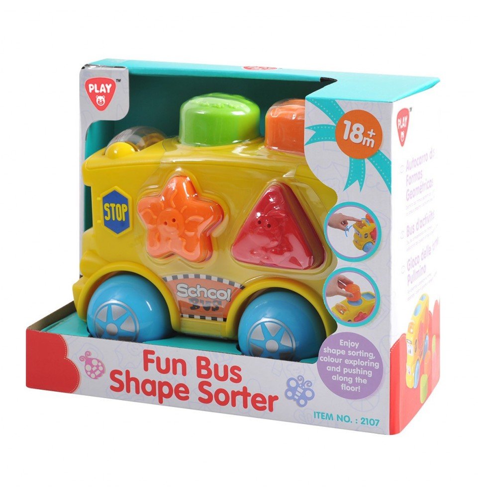 Formų rūšiuoklis Playgo Infant & Toddler Fun Bus, 2107