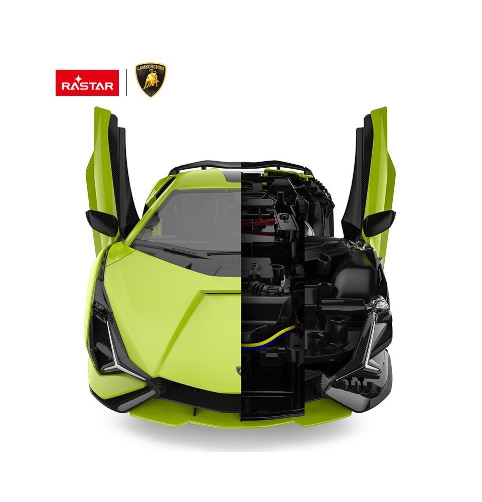 Radijo bangomis valdomas automodelis-konstruktorius Rastar Lamborghini Sian 1:18, 97400