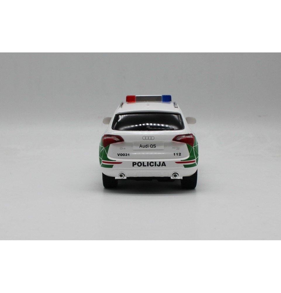 Radijo bangomis valdomas automodelis Rastar Lietuvos policija Audi Q5 1:24, 38610