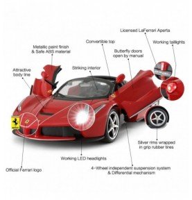 Radijo bangomis valdomas automodelis Rastar Ferrari LaFerrari Aperta R/C 1:14, 75800