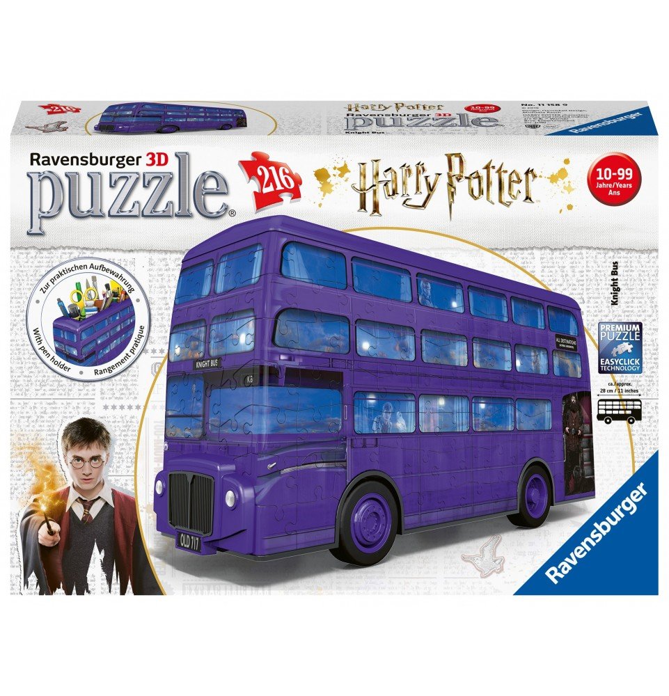 3D dėlionė Ravensburger Harry Potter Knight Bus, 216det., 11158