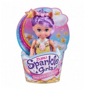 Lėlė keksiukų formelėje Sparkle Girlz Unicorn Princess 12cm, 10094TQ3