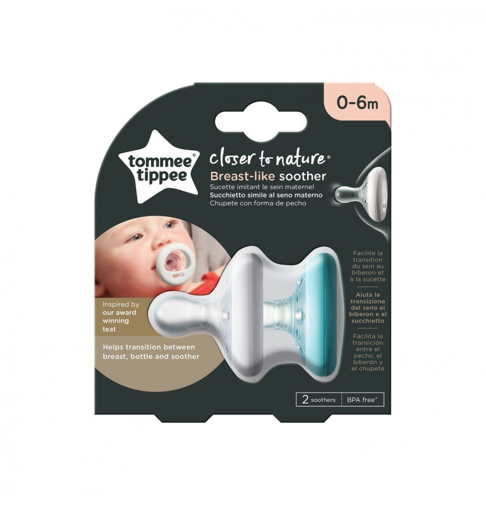 Čiulptukai Tommee Tippee, 0-6mėn., 2vnt., 43344005