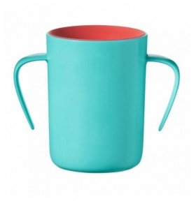Mokomasis puodelis su rankenėlėmis Tommee Tippee Easi-Flow 360, 6m+, green, 44720611