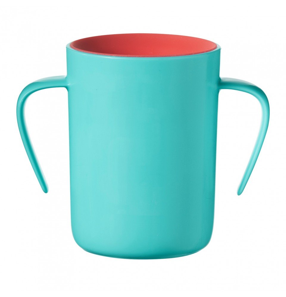 Mokomasis puodelis su rankenėlėmis Tommee Tippee Easi-Flow 360, 6m+, green, 44720611
