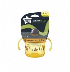 Puodelis Tommee Tippee Weaning Sippee, 4 m+, 190ml, yellow, 447827