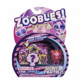 Figūrėlių rinkinys Zoobles Animal Secret Partiez  Rock N Roll, 2vnt, 2 serija 6064329