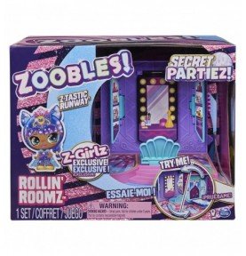 Žaidimų rinkinys Zoobles Secret Partiez Rollin' Runway 2 serija, 6064356