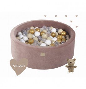 Kamuoliukų baseinas Teddy Bear, 250 kamuoliukų, 30cm