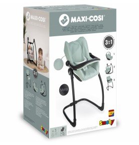 Maitinimo kėdutė lėlei Smoby Maxi Cosy Quinny 3in1 Green