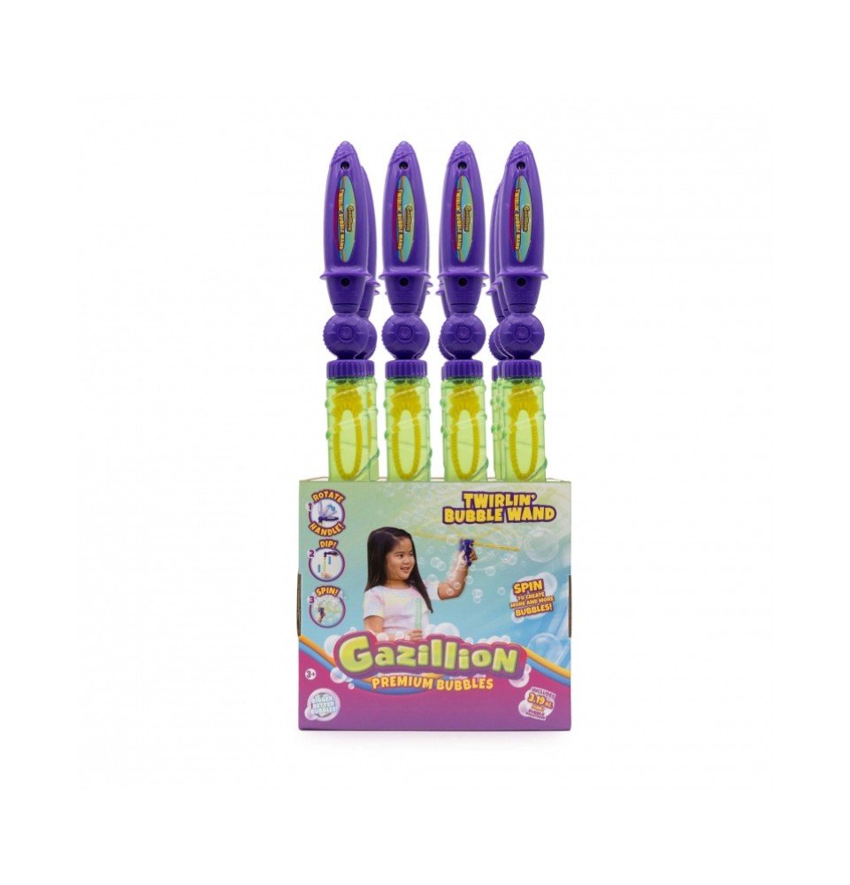 Muilo burbulai Gazillion Twirlin Bubble Wand, 36749