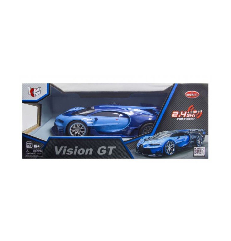 Radijo bangomis valdomas automobilis Kidztech 1:16 Bugatti Vision GT, Blue