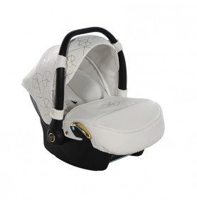 Universalus vežimėlis Junama Heart 3in1, White/Gold