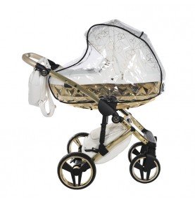Universalus vežimėlis Junama Heart 2in1, White/Gold