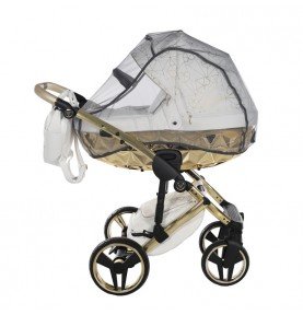 Universalus vežimėlis Junama Heart 2in1, White/Gold