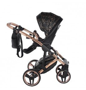 Universalus vežimėlis Junama Heart 3in1, Black/Copper