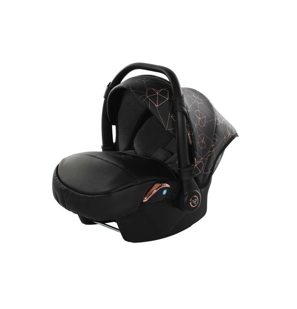 Universalus vežimėlis Junama Heart 3in1, Black/Copper