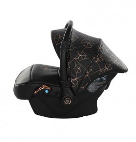 Universalus vežimėlis Junama Heart 3in1, Black/Copper