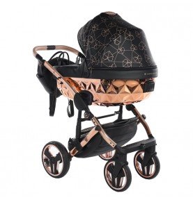 Universalus vežimėlis Junama Heart 2in1, Black/Copper