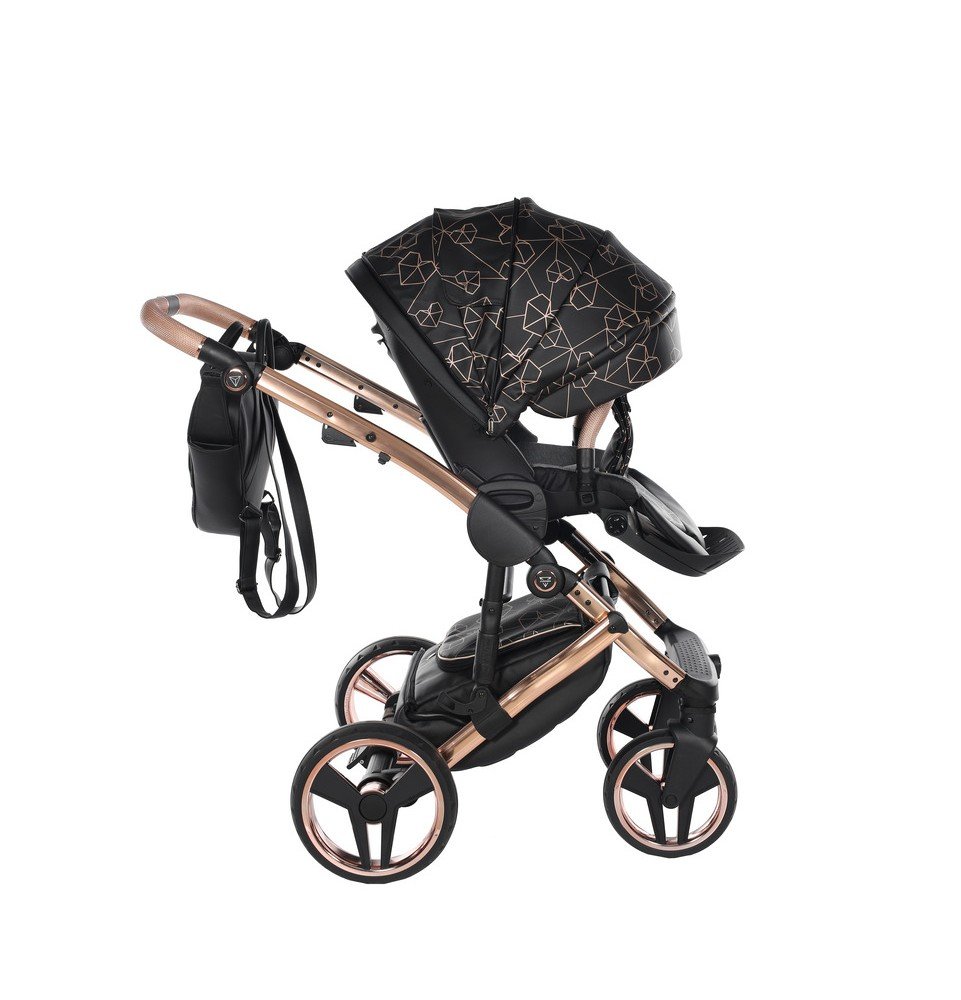 Universalus vežimėlis Junama Heart 2in1, Black/Copper