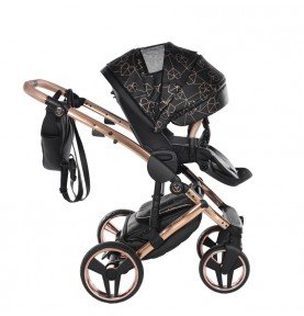 Universalus vežimėlis Junama Heart 2in1, Black/Copper