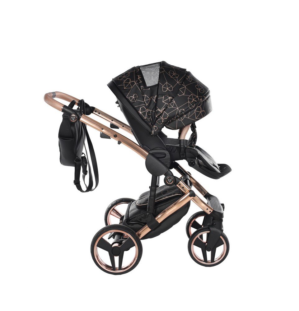 Universalus vežimėlis Junama Heart 2in1, Black/Copper